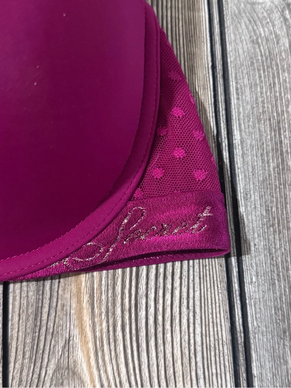 Victoria's Secret Fuchsia Push-Up Bra